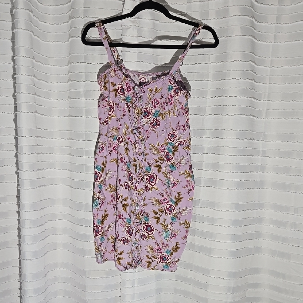 3/$10 Xhilaration Lavender Floral Top